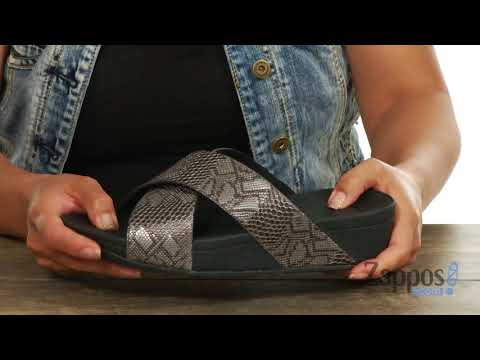 FitFlop Lulu Python Print Slide Sandals SKU: 9076525