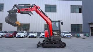 New mini excavators equipped with Eaton hydraulic cylinders meet EPA standards #miniexcavator