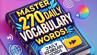 English Vocabulary EXPLOSION 20 Words to Know