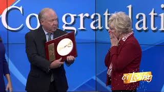 EMMY SILVER CIRCLE 2021 JUDY FRASER  and JOHN PAUL  WCIA