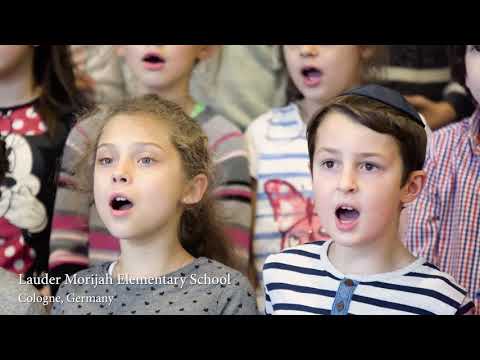 Hatikvah Sung by Lauder Students