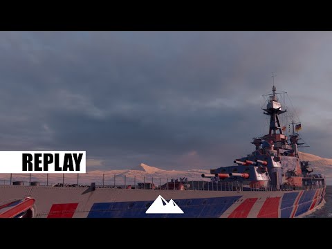 ROOKE, T7 Schlachtkreuzer im T9 Cap Gefecht. - World of Warships | [Replay] [Deutsch] [60fps]