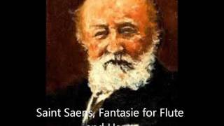 Saint Saens Fantasie Ulla Miilmann Flute Tine Rehling Harpe