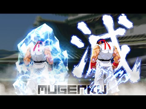 Ice Ryu vs Master Ryu. Ryu-Verse! Street Fighter MUGEN