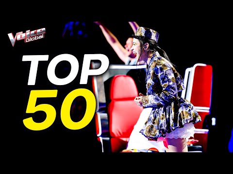 Top 50 BEST 4-Chair Turns that’ll SHOCK You! | The Voice Blind Auditions
