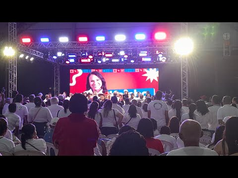 CONVENÇÃO DO TIME DE LULA E JERÔNIMO EM ARACI - KEINHA E GILMARA