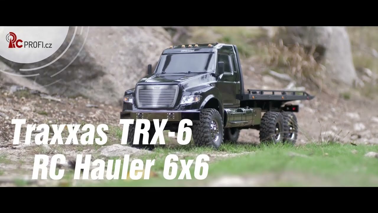 RC auto Traxxas TRX-6 Ultimate RC Hauler 6x6 1:10 RTR, černá
