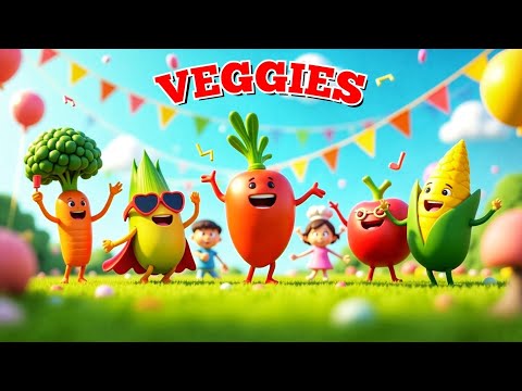 Veggies Parade Song 🍅🌽 | Cartoon Song For Kids | In English |