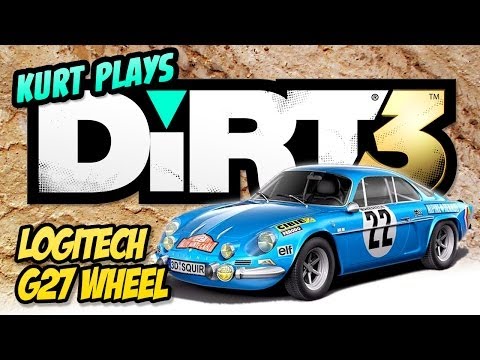 Kurt Plays DiRT 3 with Logitech G27 Racing Wheel