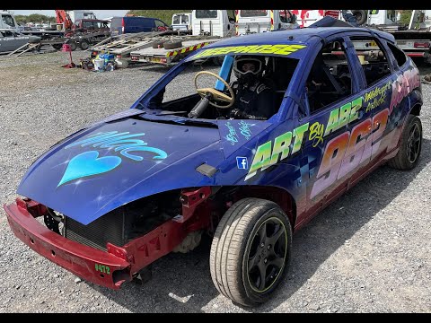 Mendips Raceway Rookie Bangers In-car Abbie Deeprose 962 (17/04/2022)