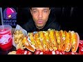 ASMR TACO BELL 10 DORITOS LOCOS CHALLENGE MUKBANG EATING SHOW CRUNCHY MOUTH SOUNDS NO TALKING