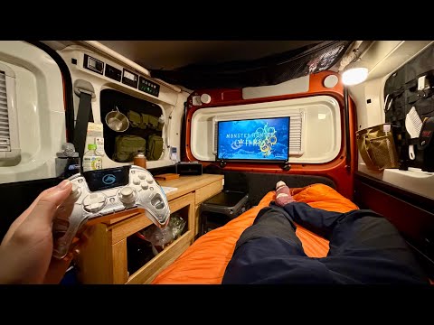 軽自動車のゲーム車中泊