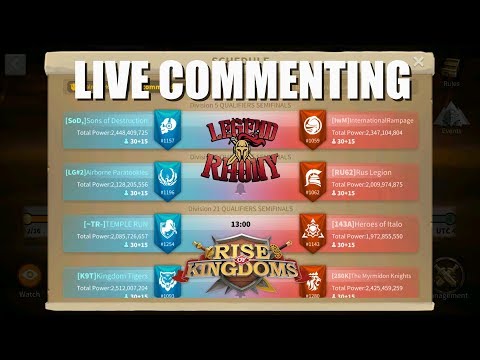 SoD vs IwM - Osiris League Qualifiers Semifinals Live Commenting - Rise of Kingdoms