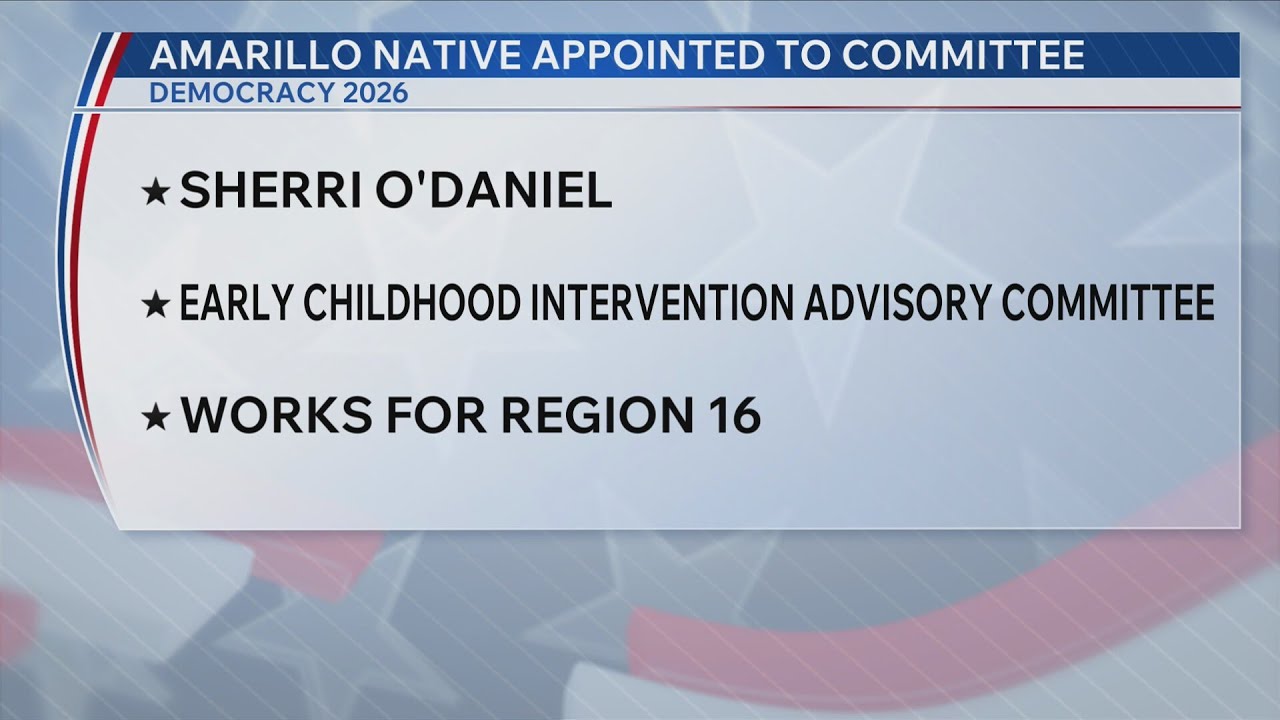 Video: Gov. Abbott appoints Sherri O'Daniel to Early Childhood Intervention Advisory Committee
