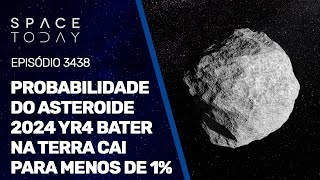 PROBABILIDADE DO ASTEROIDE 2024 YR4 BATER NA TERRA CAI PARA MENOS DE 1%