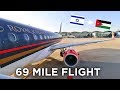 The 18-MINUTE, 69 MILES FLIGHT from ISRAEL to JORDAN