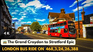 🚌 The Grand Croydon to Stratford Epic: South London to Olympic Park via 468, 3, 24, 26 & 388