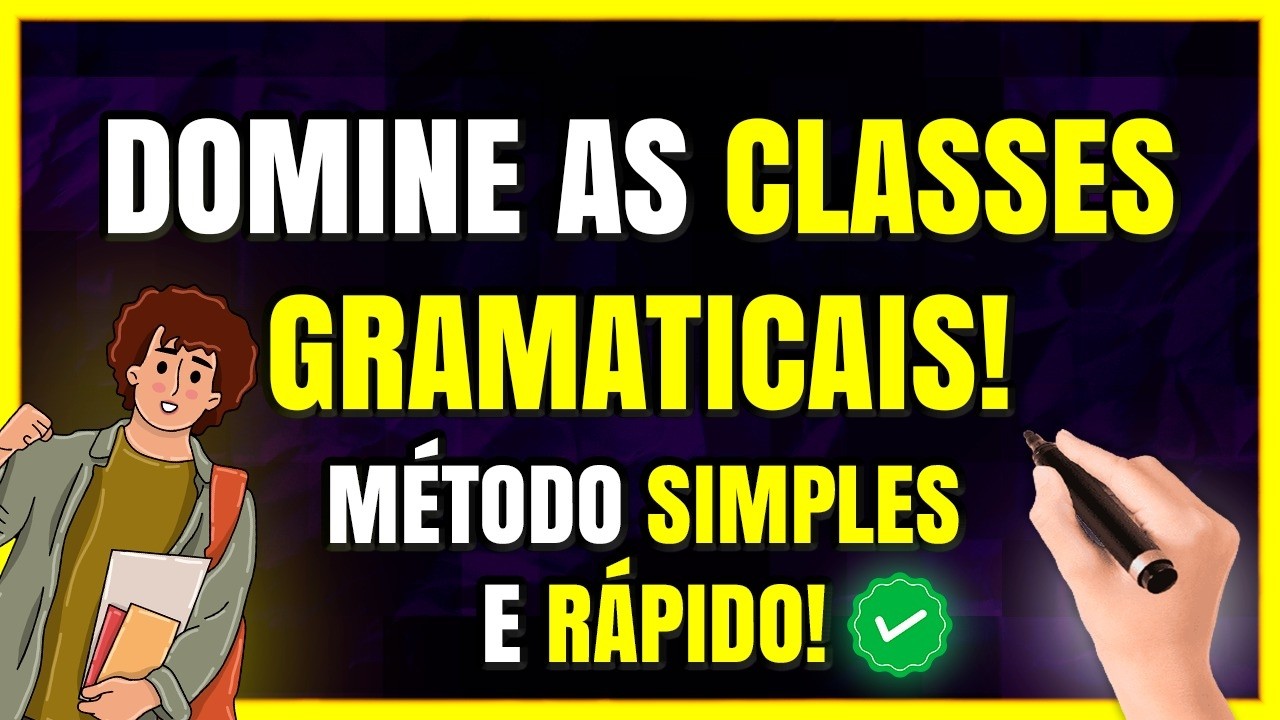 DOMINE AS CLASSES GRAMATICAIS EM 13 MINUTOS!  | Português para Concursos