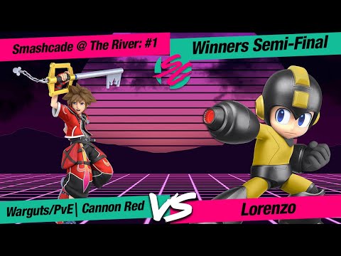 Smashcade @ the River: #2 WSF Warguts/PvE Cannon Red (Sora) VS Lorenzo (Mega Man)