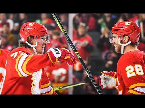 The Flames burn the Kraken twice in 17 seconds