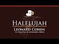 Halelujah - Leonard Cohen, in the style of Alexandra Burke - HIGHER Key Piano Karaoke Instrumental