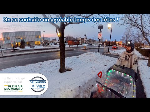 Drummond à vélo te souhaite un agréable Temps des Fêtes 2025