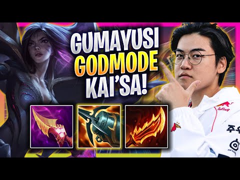 GUMAYUSI LITERALLY GOD MODE WITH KAI'SA! - T1 Gumayusi Plays Kai'sa ADC vs Ezreal! | Season 2024