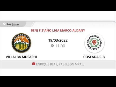 Benjamín fem 12 VILLALBA MUSASHI - COSLADA