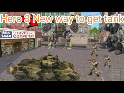 Rope Hero 3 New way to get tank