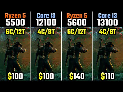 R5 5500 vs i3-12100 vs R5 5600 vs i3-13100 | RTX 4070, 1080p & 1440p test