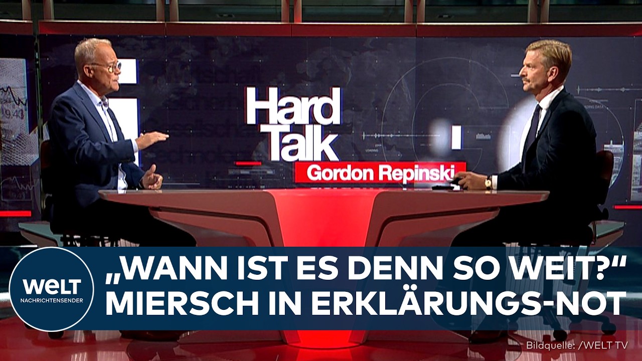 HARD-TALK: "Gibt es das jetzt oder nicht?" – Miersch weicht Repinskis Frage aus  | Ganze Sendung