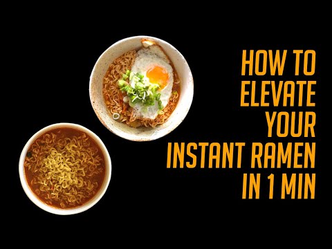 Instant Noodle Hacks 🍜 | How to Elevate Your Instant Ramen in 1 Min