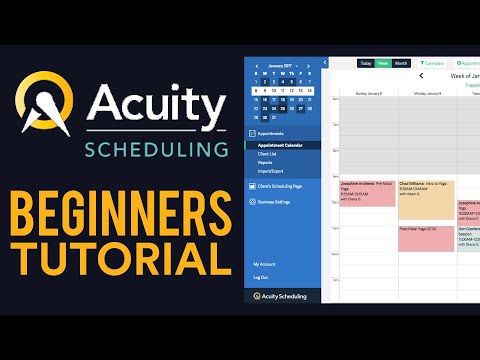 Acuity Scheduling Tutorial 2025 (For Beginners)