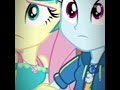 MLP EDIT Rainbow Dash X Fluttershy Eq Girl