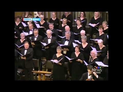 The King Edward Choir on CTV News, Barrie.  Dec 12, 2015