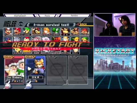 Kickstart 15 Pools - AlphaDash (Ice Climbers) vs Xardov (Fox)