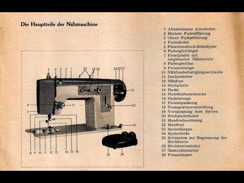 Manual Privileg Voll Zick-Zack 260 Nähmaschine Sewing machine Швейная машина