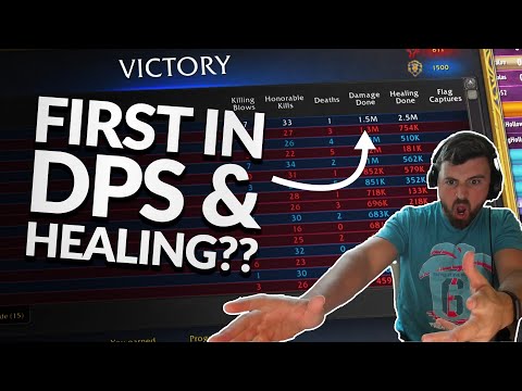 HEALER DECIMATING EVERYONE IN BGs - Top Damage & Healing??