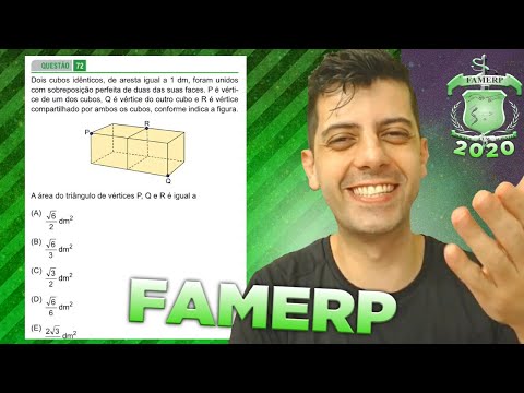 FAMERP 2020 - Q72 Mat - Two identical cubes, with edges equal to 1 dm