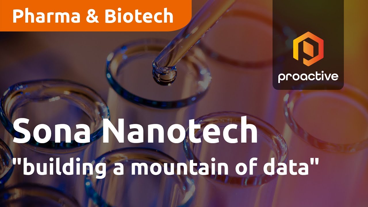Sona Nanotech "building a mountain of data" to support use of proprietary gold nanorods