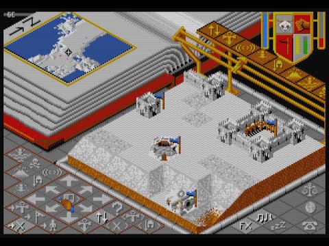 MiSTer Amiga 🕹 Populous World 40,46
