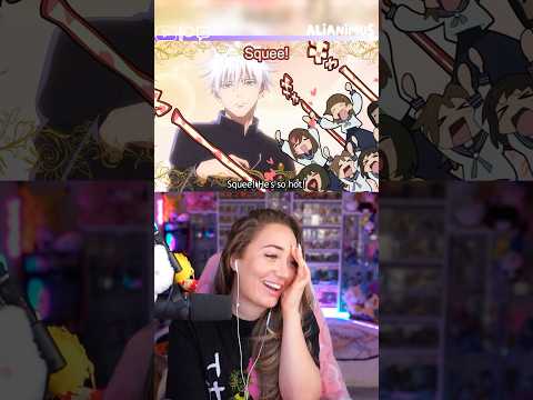 You know you WANT #Gojo to do this to you too 😏  #jujutsukaisen #jjk #reaction #trending