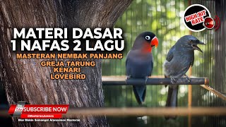 Download lagu 🔴 Materi Dasar 1 Nafas 2 Lagu Srigunting Abu Abu Tembakan Kasar Greja Tarung Lovebird Kenari mp3