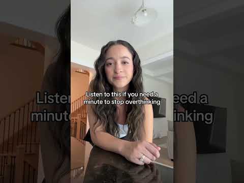 Use THIS to stop overthinking right now! #therapy #anxiety