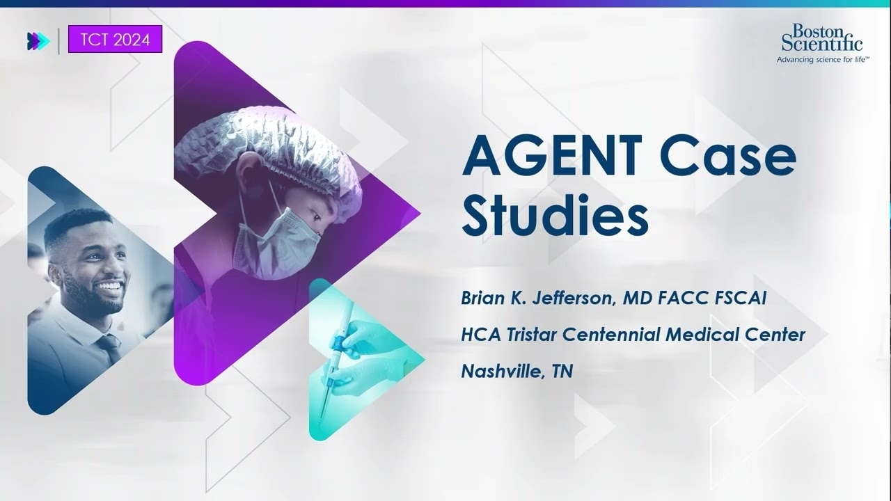 TCT 2024 Case Study | AGENT Drug-Coated Balloon Presented by Dr. Brian Jefferson, MD, FACC, FSCAI