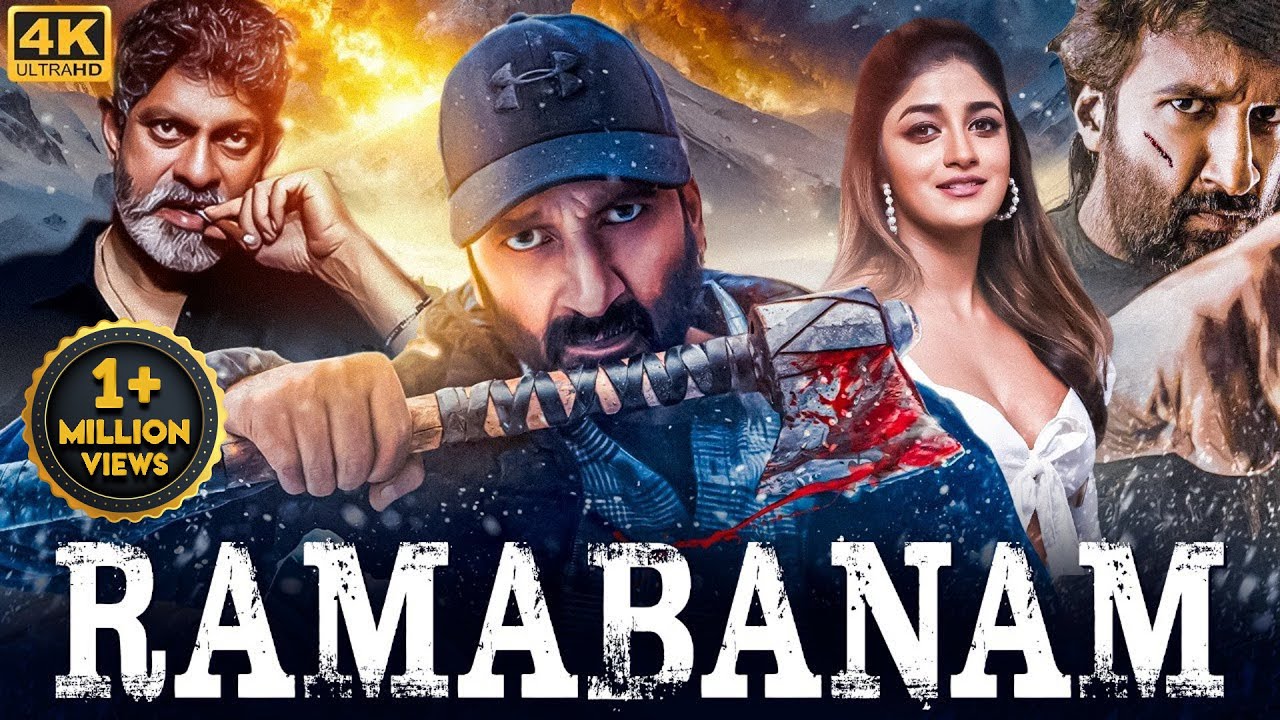 RAMABANAM Full Movie Hindi Dubbed | Gopichand, Jagapathi Babu, Dimple Hayathi | South Action Movie