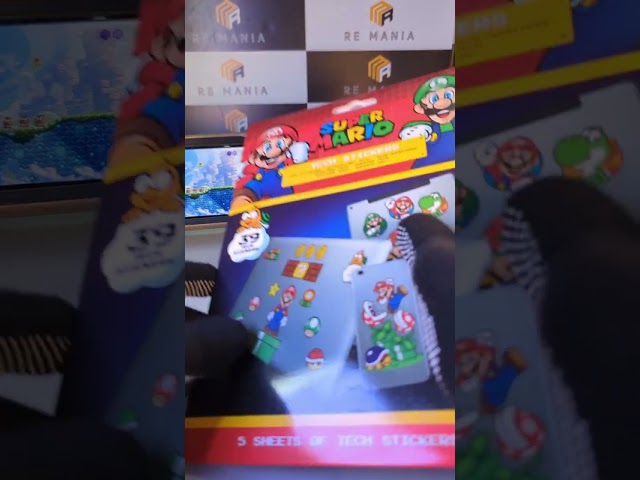 ستكرات ماريو، مرخصة رسمي من نينتدو ( أصلية ). العد...