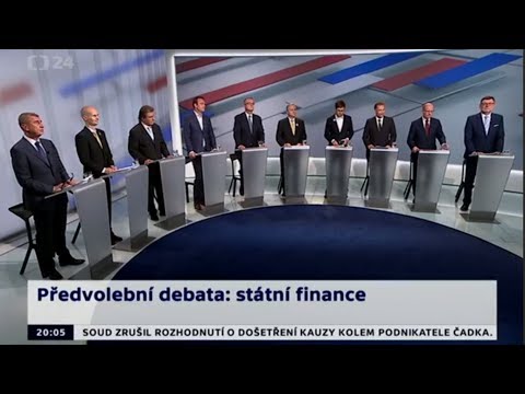#8 Předvolební debata: Zástupci 10 stran o financích, EET a euru