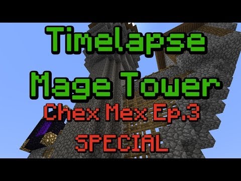 UPandUNDER - Minecraft Timelapse : Mage Tower : Chex Mex Survival Server [Ep.3]