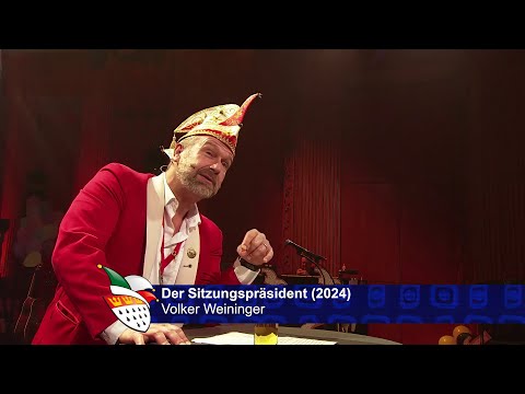 Der Sitzungspräsident "Volker Weininger" | Immer wieder neue Lieder 2024